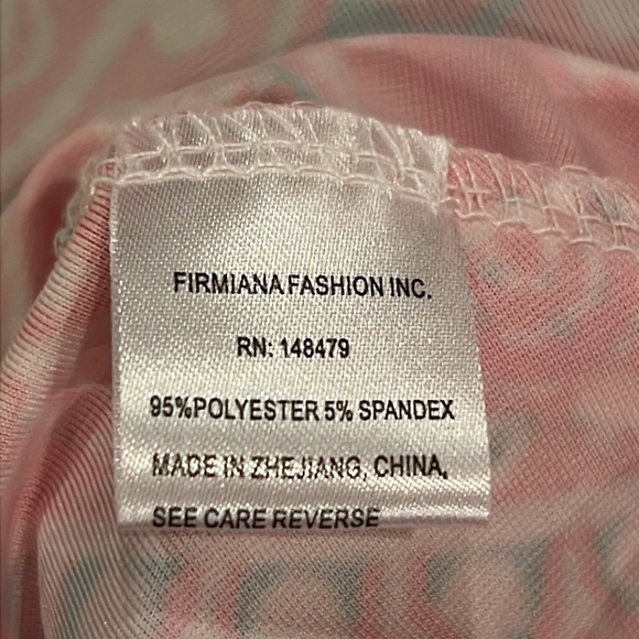 NWT Lily by Firmiana Long Tunic Top, Shark Bite Hem, Paisley, Long - Picture 12 of 14